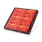 Cube seat box in pixel design"fiery lava"