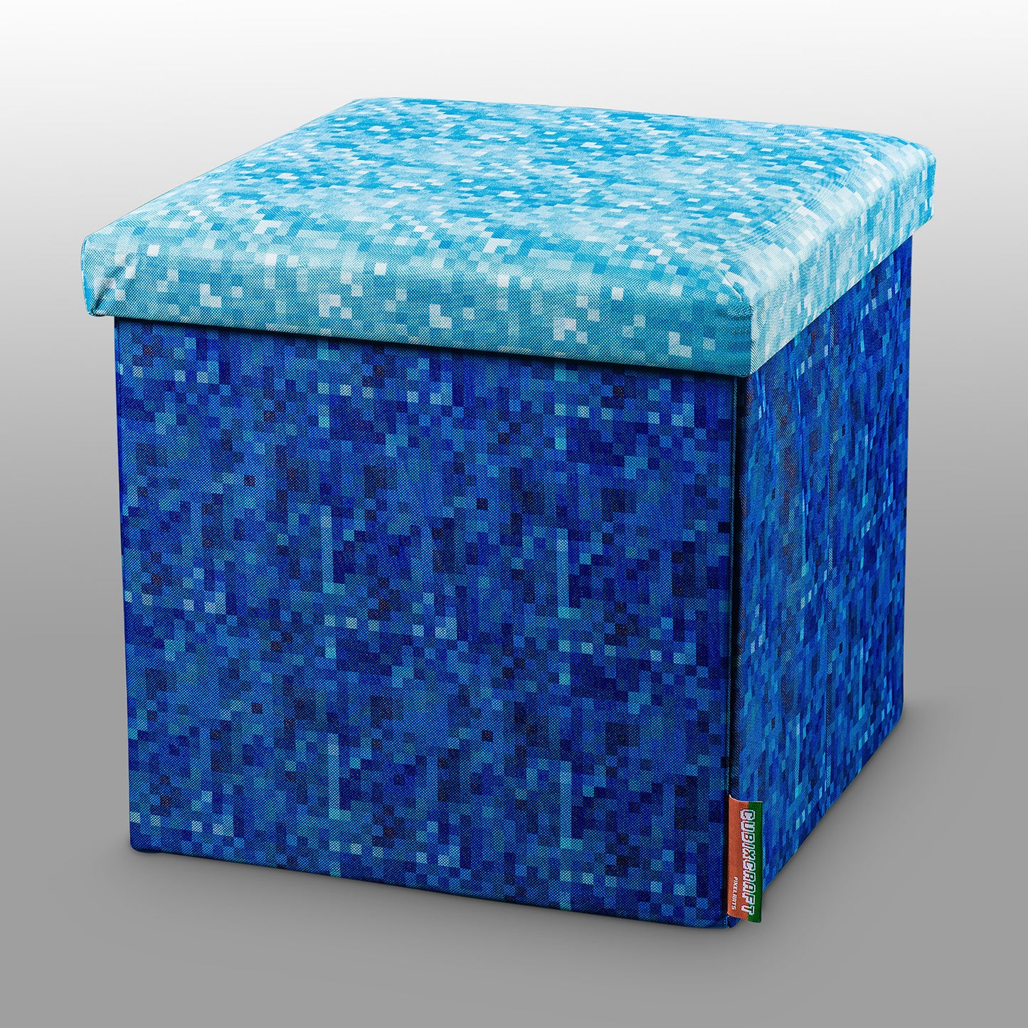 Seat cube box in pixel design "swelling water"