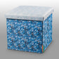 Seat cube box in pixel design "frozen ground"